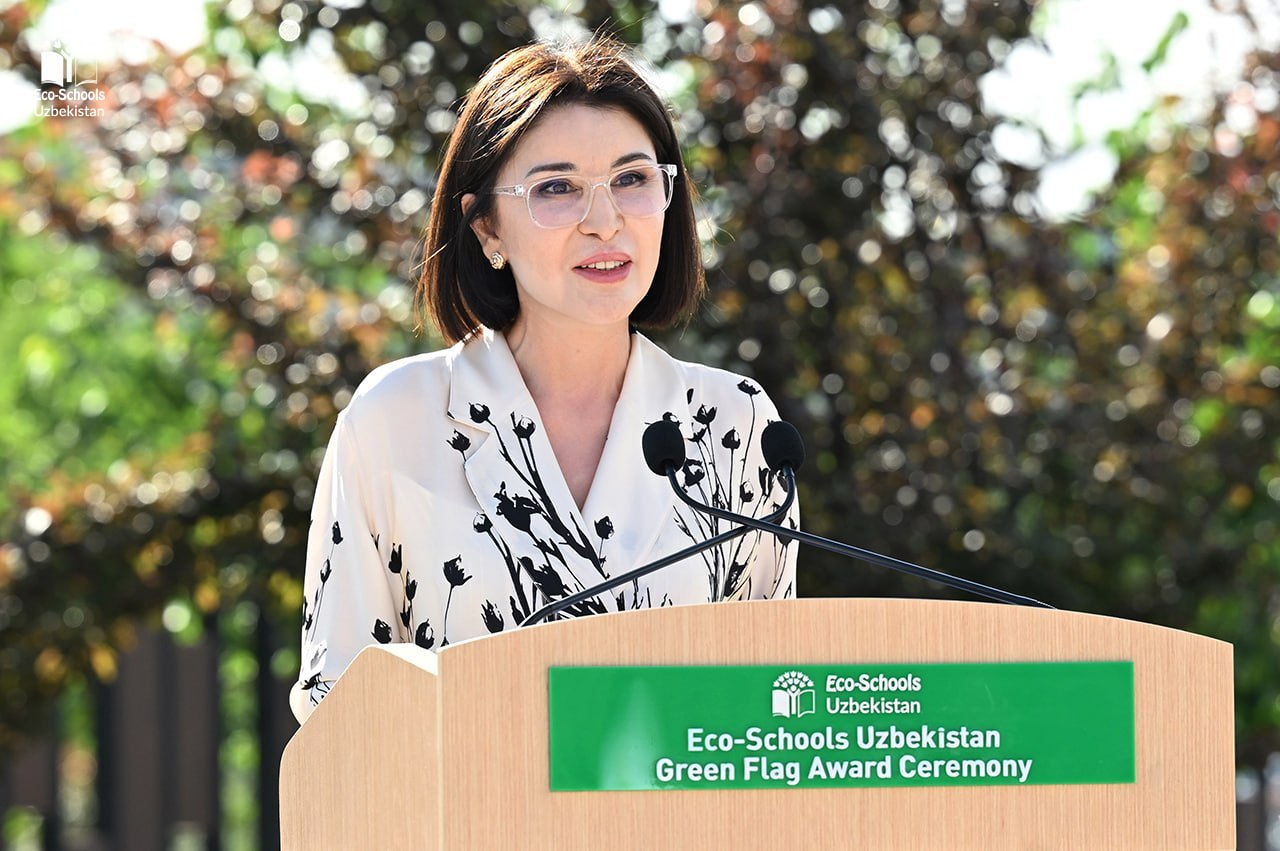 Зироат Мирзиёева Ўзбекистонда энг яхши эко-мактабларни Хивада тақдирлади