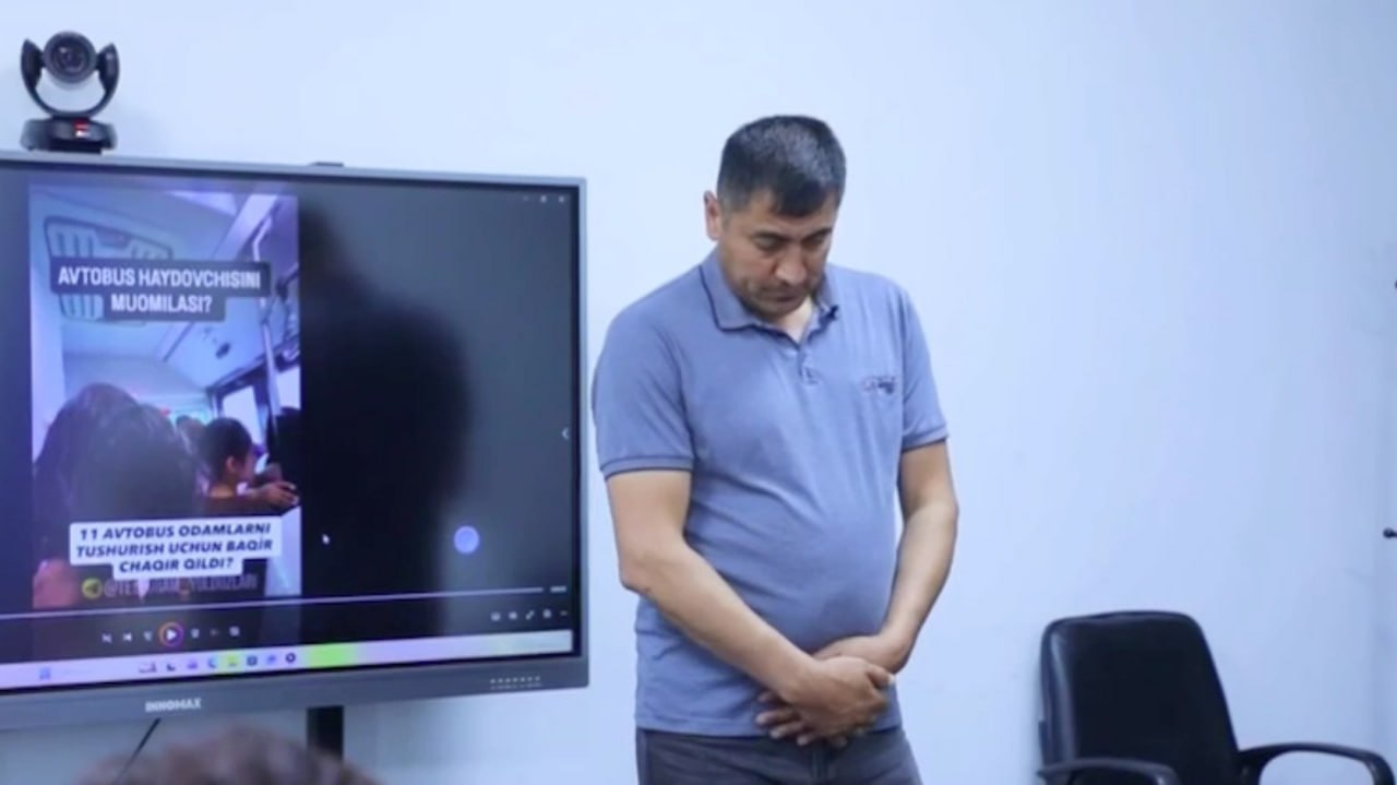 Тошкентда йўловчилар билан можародан сўнг автобус ҳайдовчиси ишдан бўшатилди