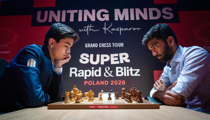 Grand Chess Tour. Синдаров Гукешга мағлуб бўлди: ўзбекистонлик шахматчи Польшадаги нуфузли турнирда муваффақиятсиз иштирок этмоқда