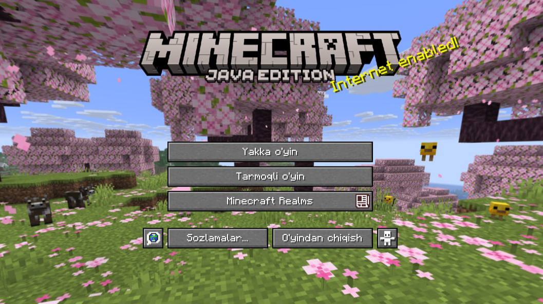 “Minecraft” ўйинида ўзбек тили расман жорий этилди