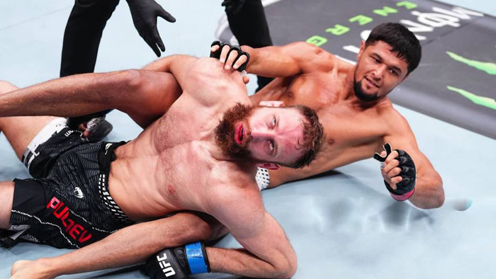UFC: Нурсултон Рўзибоев UFC’даги 5-ғалабасини қўлга киритди (видео)