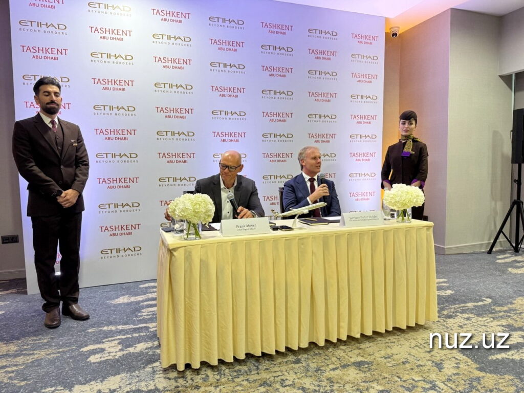 Etihad Airways Тошкентга илк рейсини амалга оширди: барча чипталар тўлиқ сотилди ва Марказий Осиёга янги йўл очилди