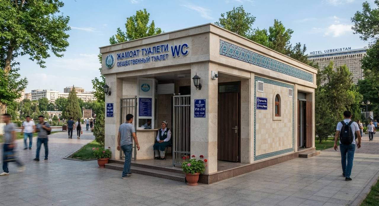 Тошкентда 100 та замонавий жамоат ҳожатхонаси барпо этилади