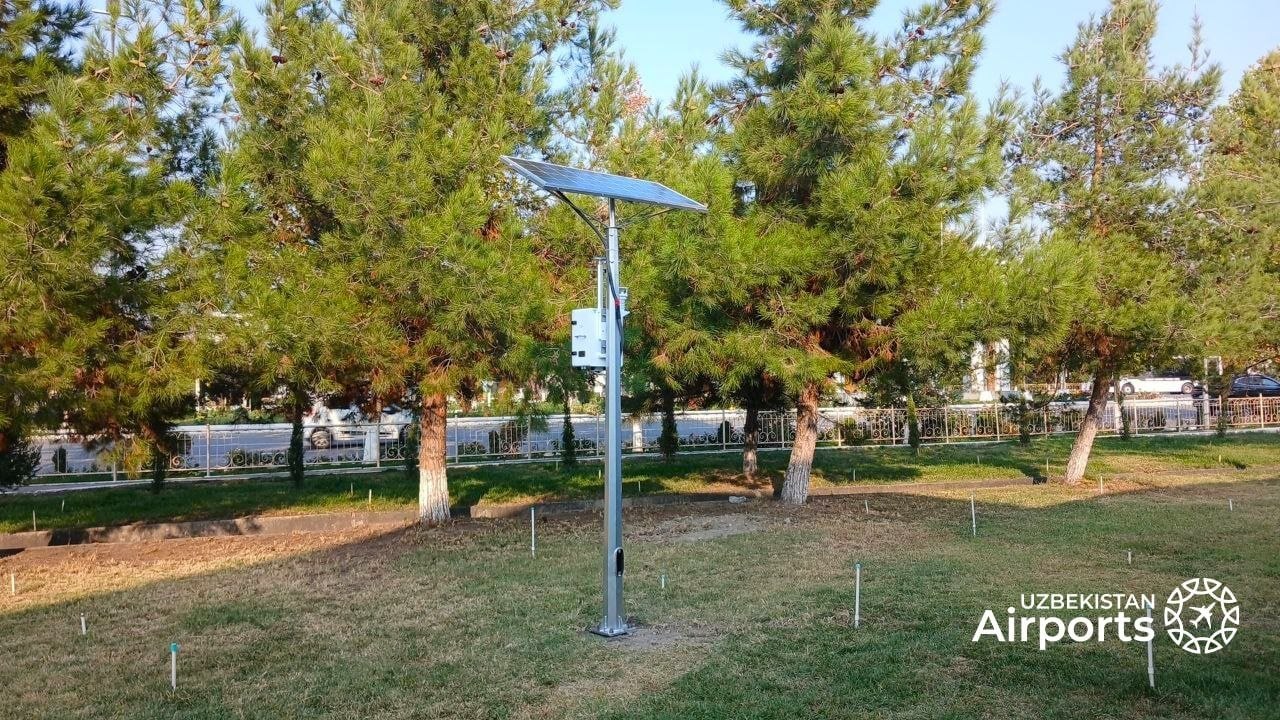 Ўзбекистон аэропортлари яқинида ҳаво сифатини мониторинг қилиш автоматик станциялари ўрнатилмоқда