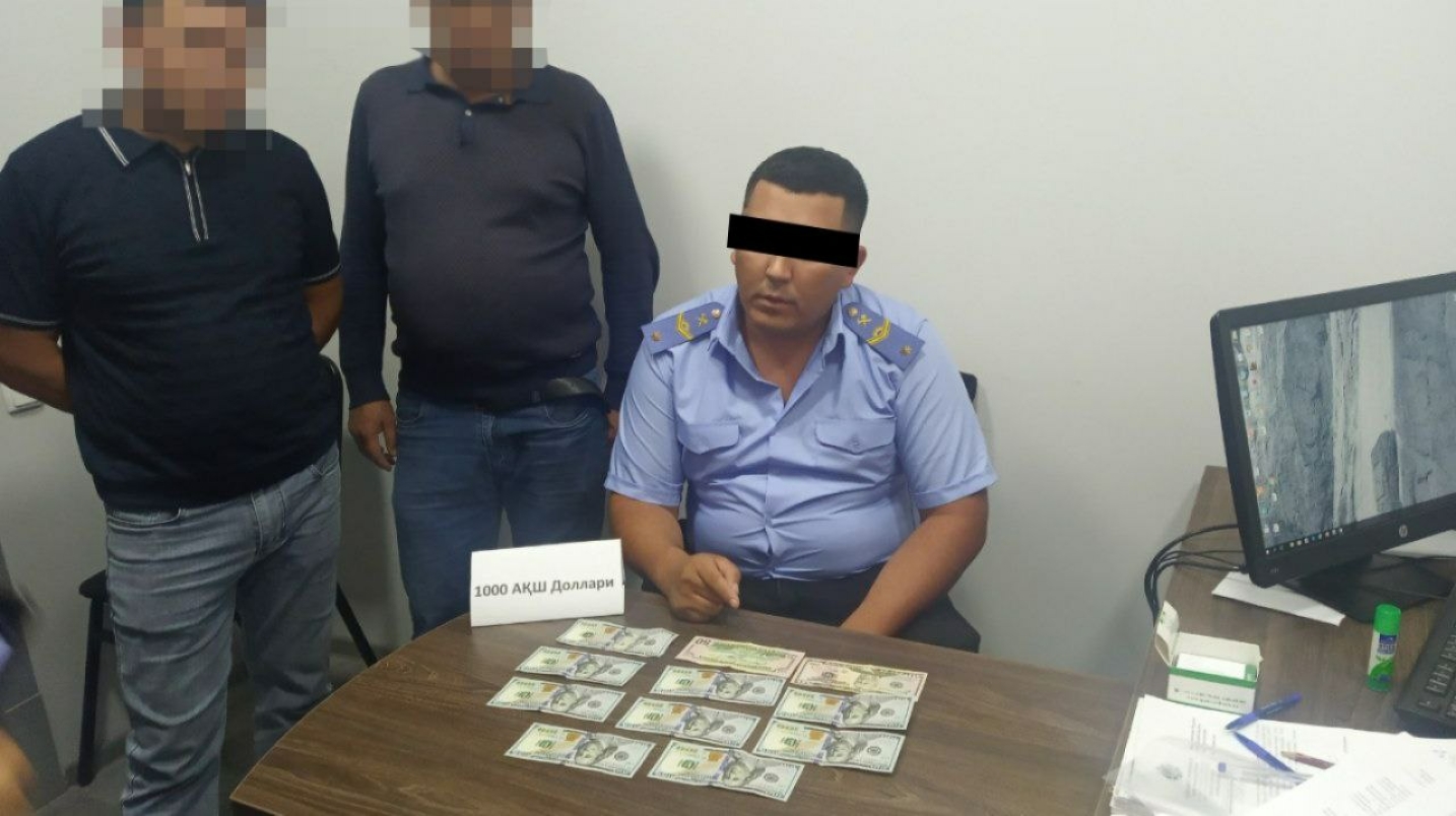 Метрополитен ходими $1000 пора олаётганда ушланди