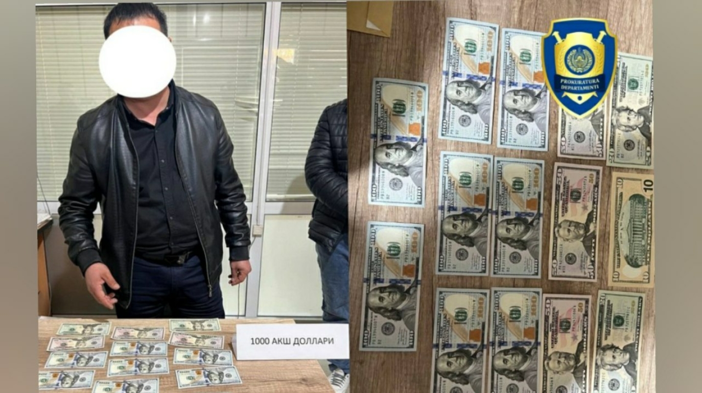 Тошкентда тумани Иссиқлик тармоғи бўлими иқтисодчиси пора билан ушланди