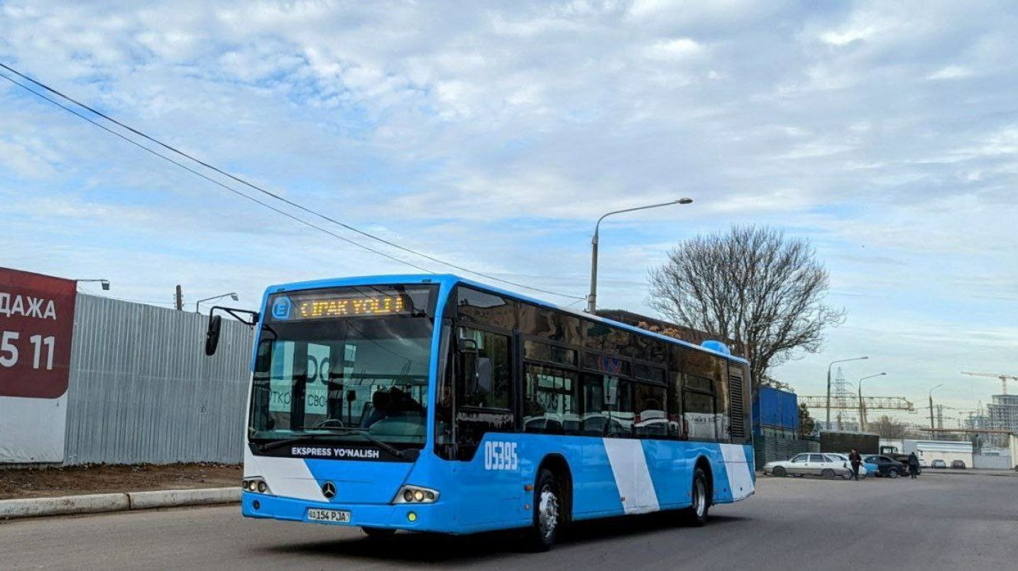 Тошкентда янги экспресс автобус йўлга қўйилди