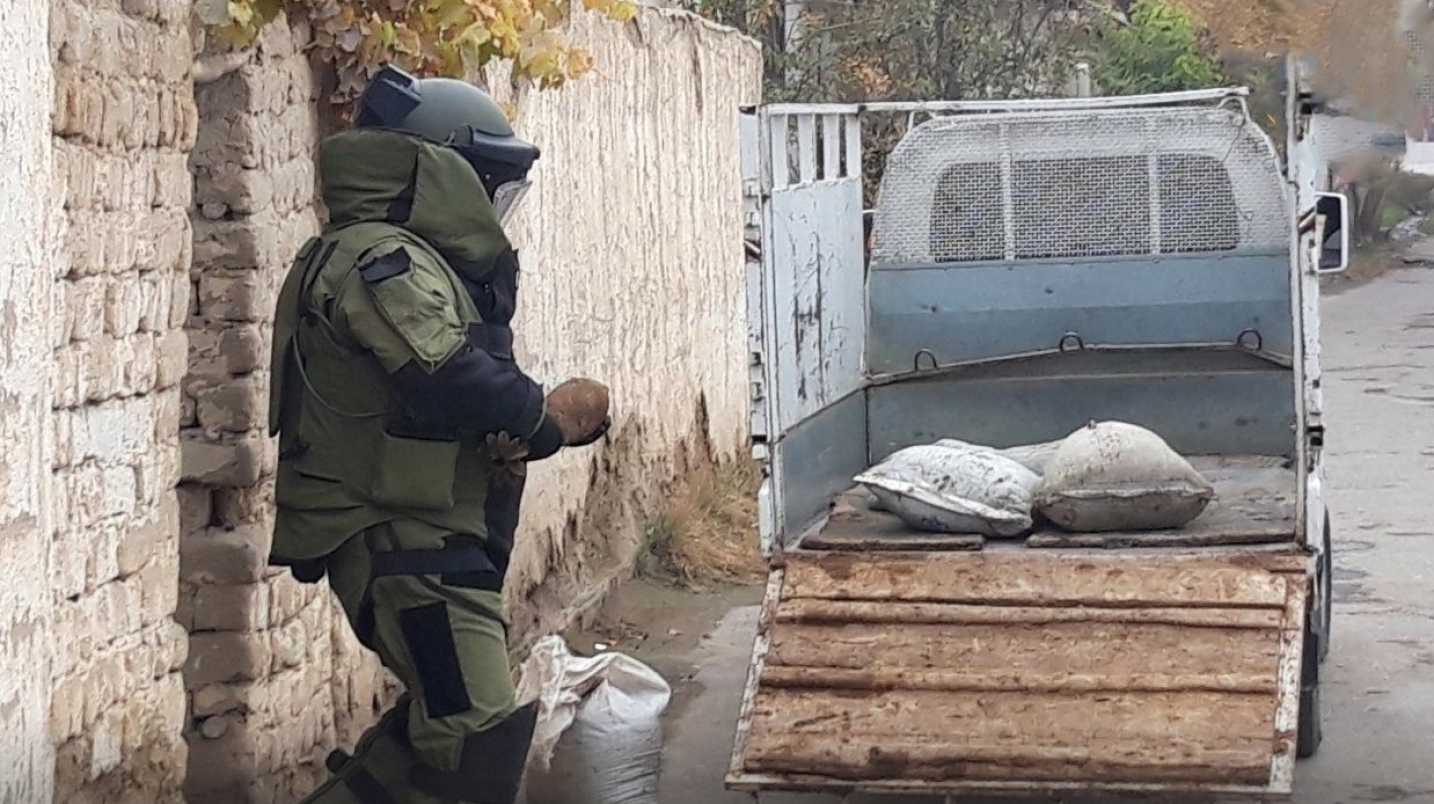 Фарғонада портловчи снаряд топилди