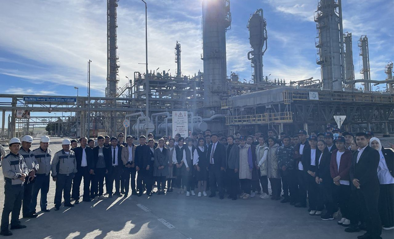 “Ўзбекнефтгаз” АЖ мактаб ўқувчиларини нефть ва газ қазиб чиқариш ҳамда қайта ишлаш жараёнлари билан таништирди