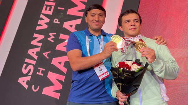 Оғир атлетика. Достон Ёқубов қитъа чемпионлигини қўлга киритди