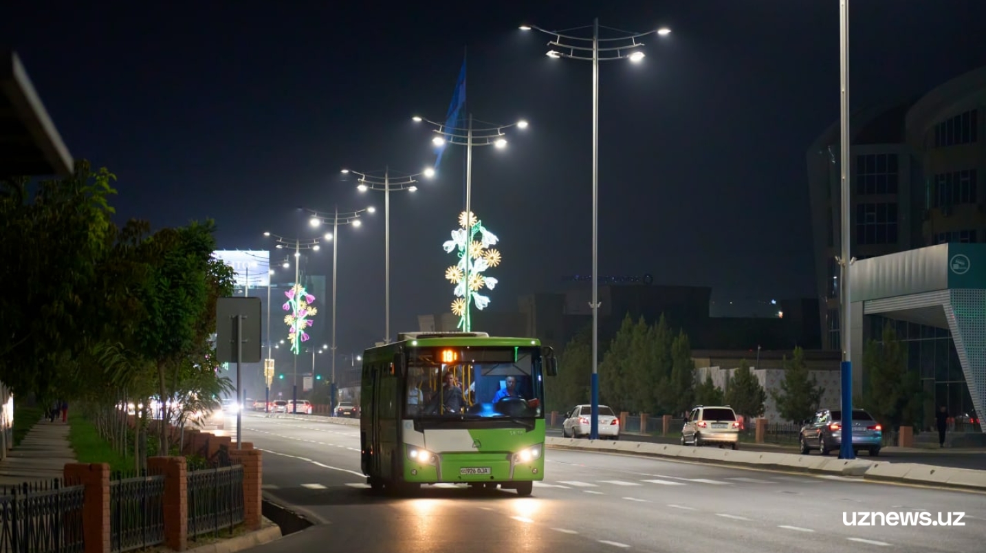 31 декабрь куни автобус йўналишларининг ҳаракати 00:00 га қадар узлуксиз давом этади