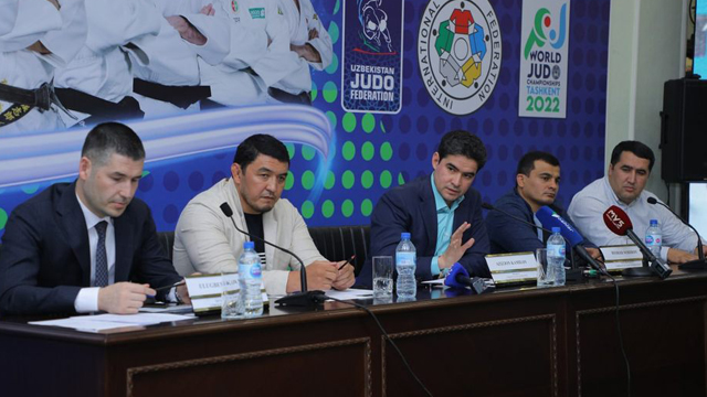 Дзюдо: Жаҳон чемпионати олдидан сўнгги матбуот анжумани ўтказилди