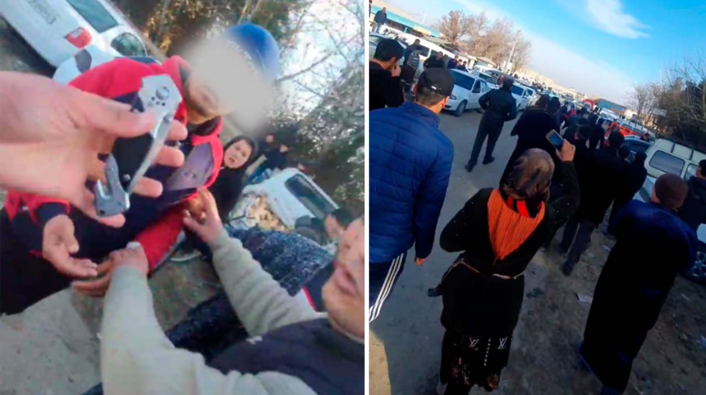 Қашқадарёда "зам ҳоким" ва бозор раҳбари фуқаролар томонидан калтакланди