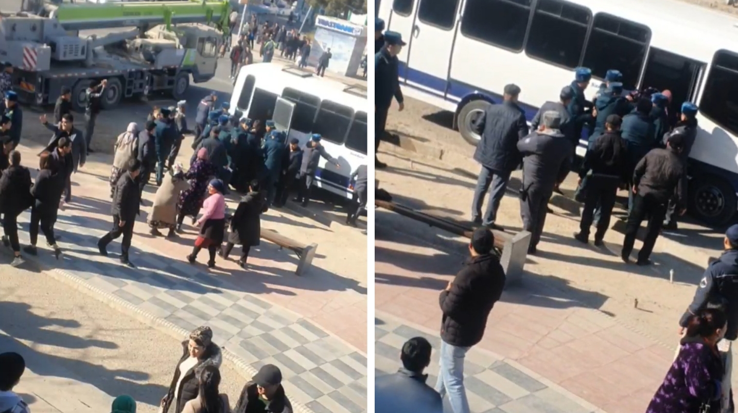 Сурхондарёда ҳокимият вакилларига қаршилик кўрсатган фуқаролар қамалди