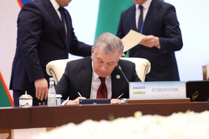 ТДТ саммити якунлари бўйича 10 дан ортиқ ҳужжат қабул қилинди