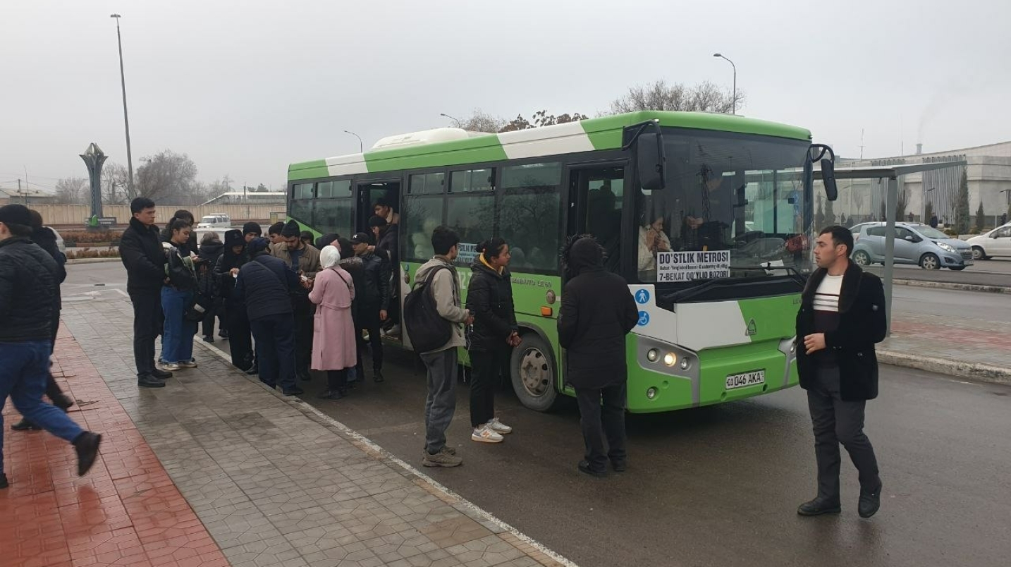 Тошкент ер усти метросининг вақтинчалик ёпилиши cабаб йўналишли автобус ҳаракати йўлга қўйилди