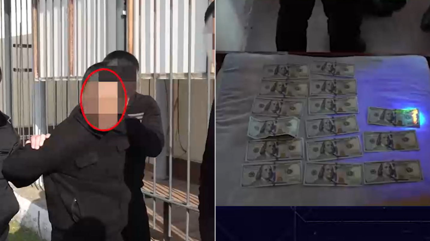 Жиззахда туман суди ходими $2 минг пора билан ушланди — видео