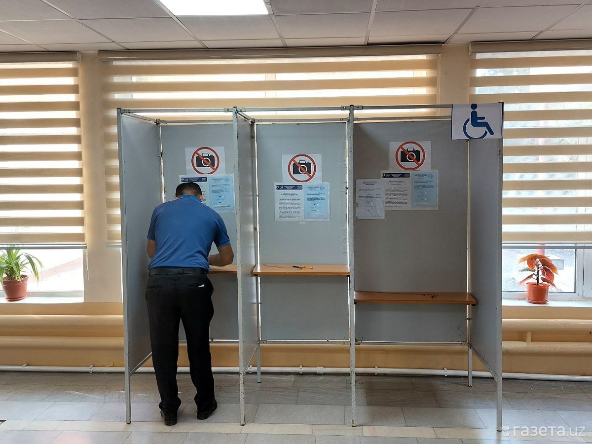 Фото: Ўзбекистонда Конституциянинг янги таҳрири бўйича референдум бошланди