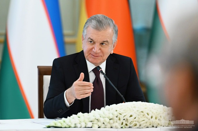 Ўзбекистон президенти CLAAS, Knauf, Siemens Energy, Deutsche Bank ва бошқа компаниялар раҳбарлари билан учрашди