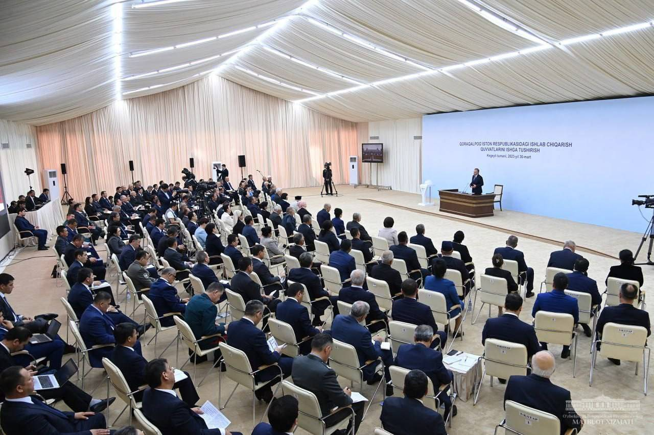 Шавкат Мирзиёев Қорақалпоғистон фаровонлигини оширишга қаратилган янги ташаббусларни эълон қилди