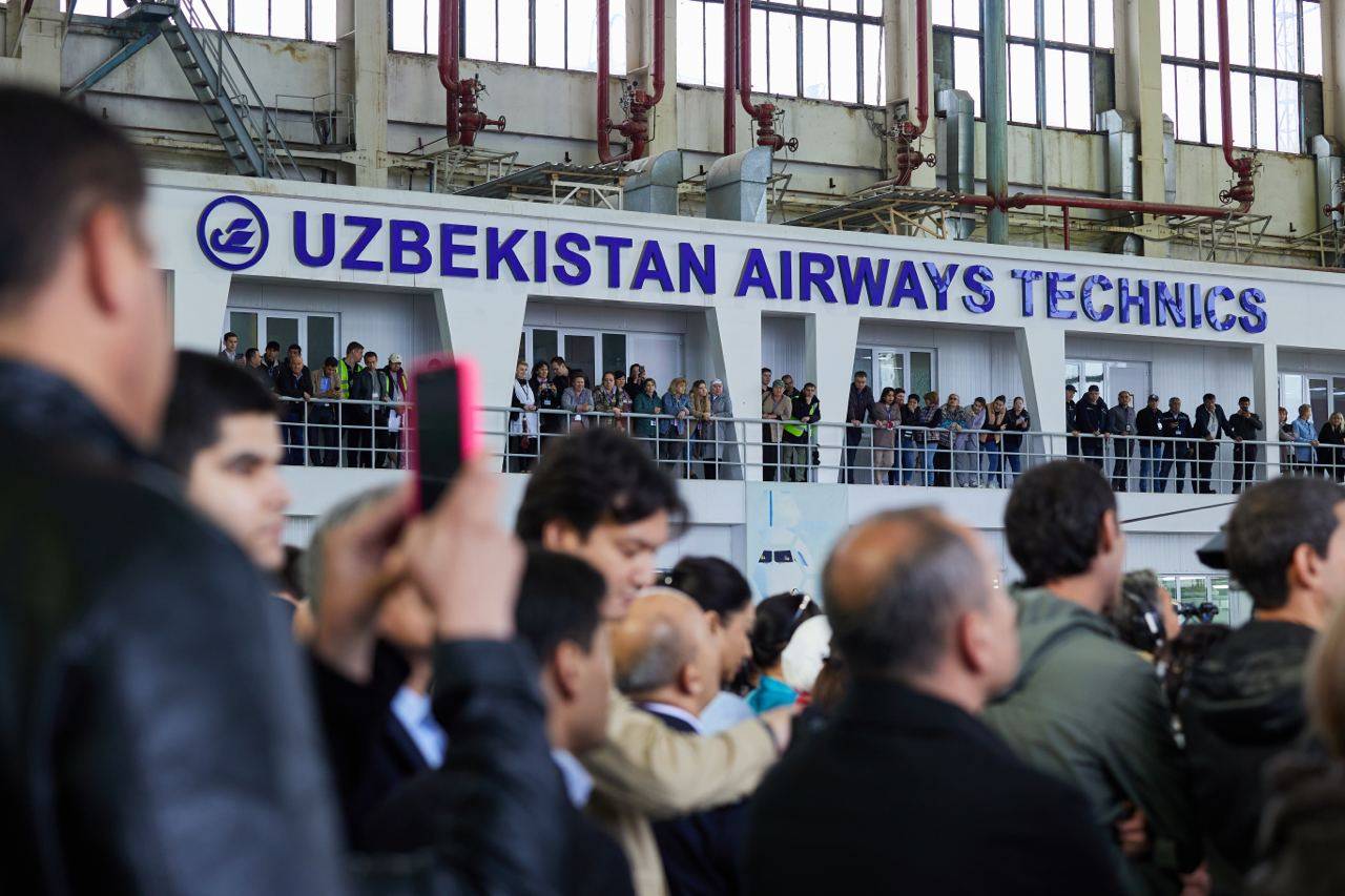 Uzbekistan Airways Technics мажмуасида янги Конституция бўйича референдум тарғибот тадбири бўлди — фото