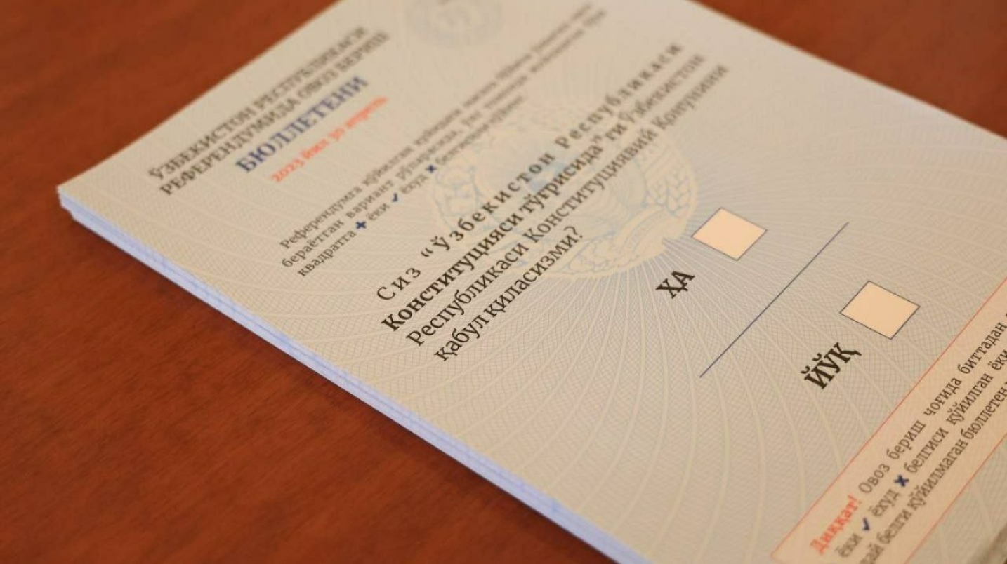 Кеча ўтказилган референдумда учта участкадаги натижалар ҳақиқий эмас деб топилди