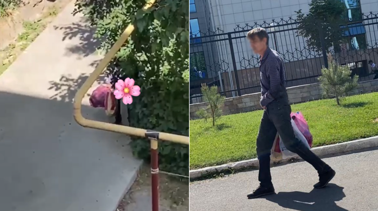 Тошкентда 62 ёшли эркак талаба қизлар ётоқхонасининг биноси олдида уятсиз ҳаракат қилди — видео