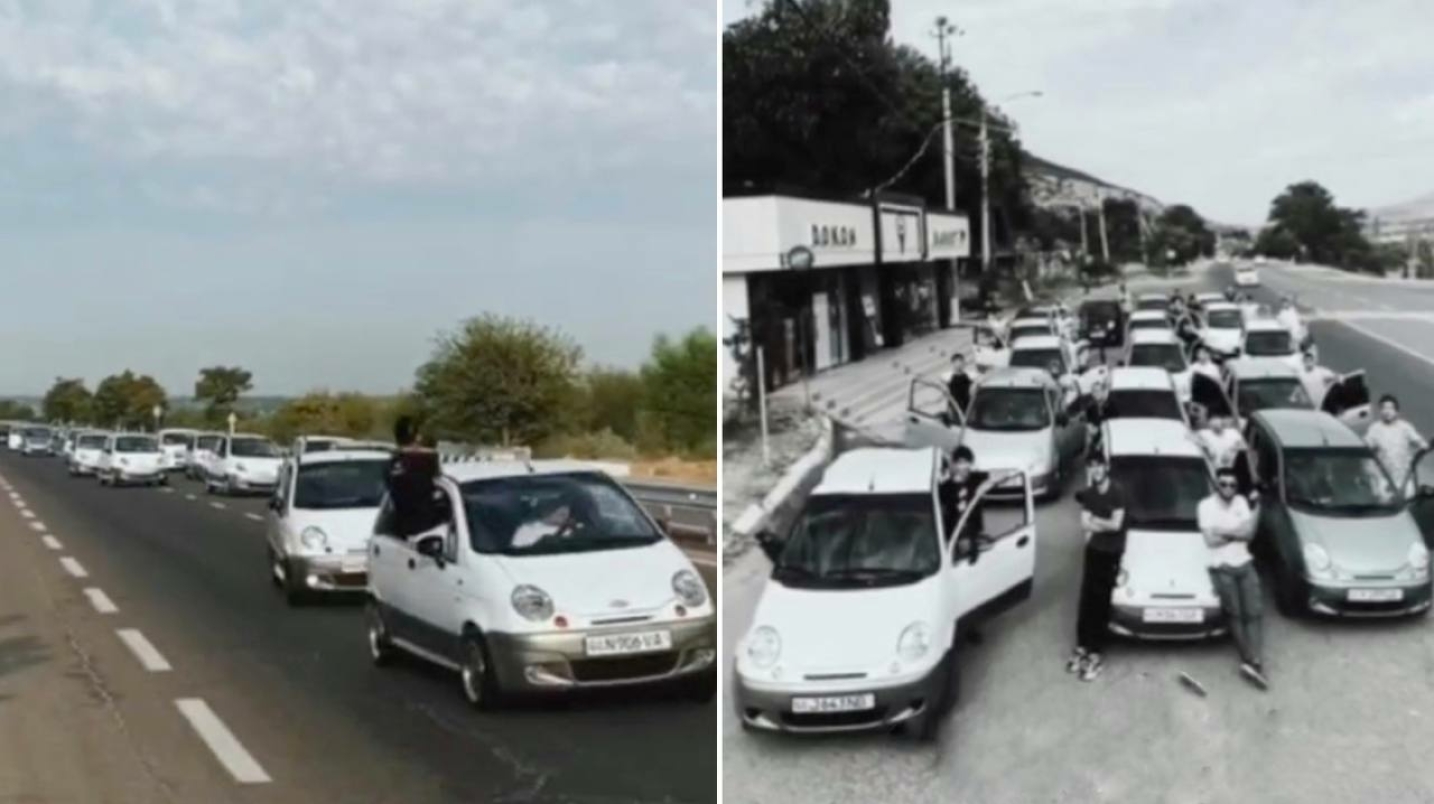 Тошкент вилоятида ‘’Matiz shou’’ кўрсатган бир гуруҳ ҳайдовчилар жазоланди — видео