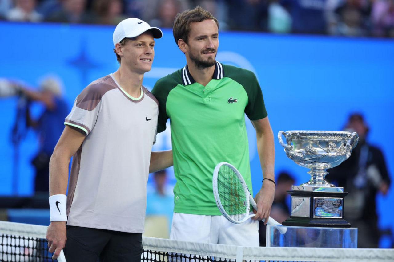 Australian Open — 2024. Синнер 2 та сетда ортда қолганига қарамай, Медведевни мағлуб этишни уддалади