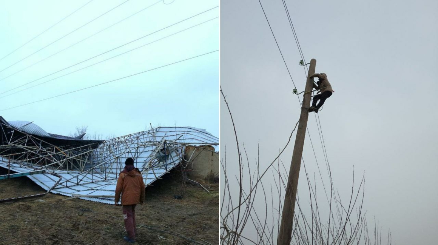 Кучли шамол натижасида Самарқанд ва Жиззах вилоятлари аҳолиси "светсиз" қолди