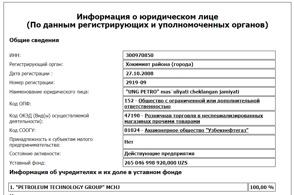 Дониёр Комилов UNG Petro қуйиш шохобчалари тармоғининг янги эгаси бўлди