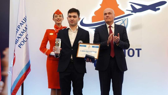 «Aeroflot Open». Нодирбек Ёқуббоев қанча мукофот пулига эга бўлди?