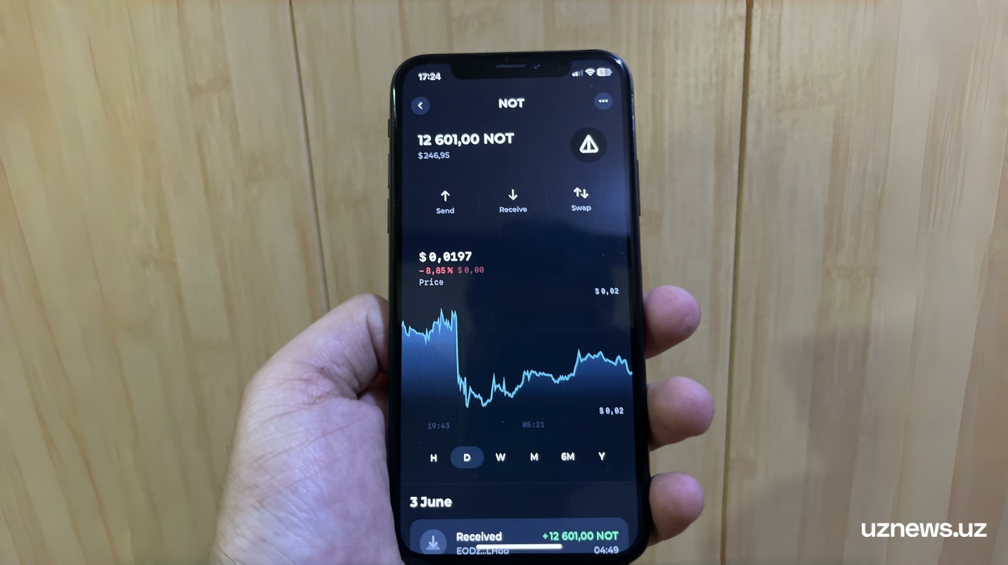 Тошкентда "Ноткоин" крипто-активини сотган талаба 10 суткага қамалди