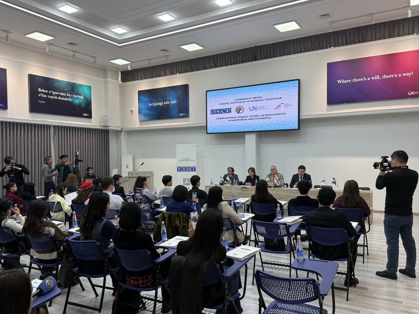 YXHT yangi avlod jurnalistlarini tayyorlashga ko‘maklashmoqda