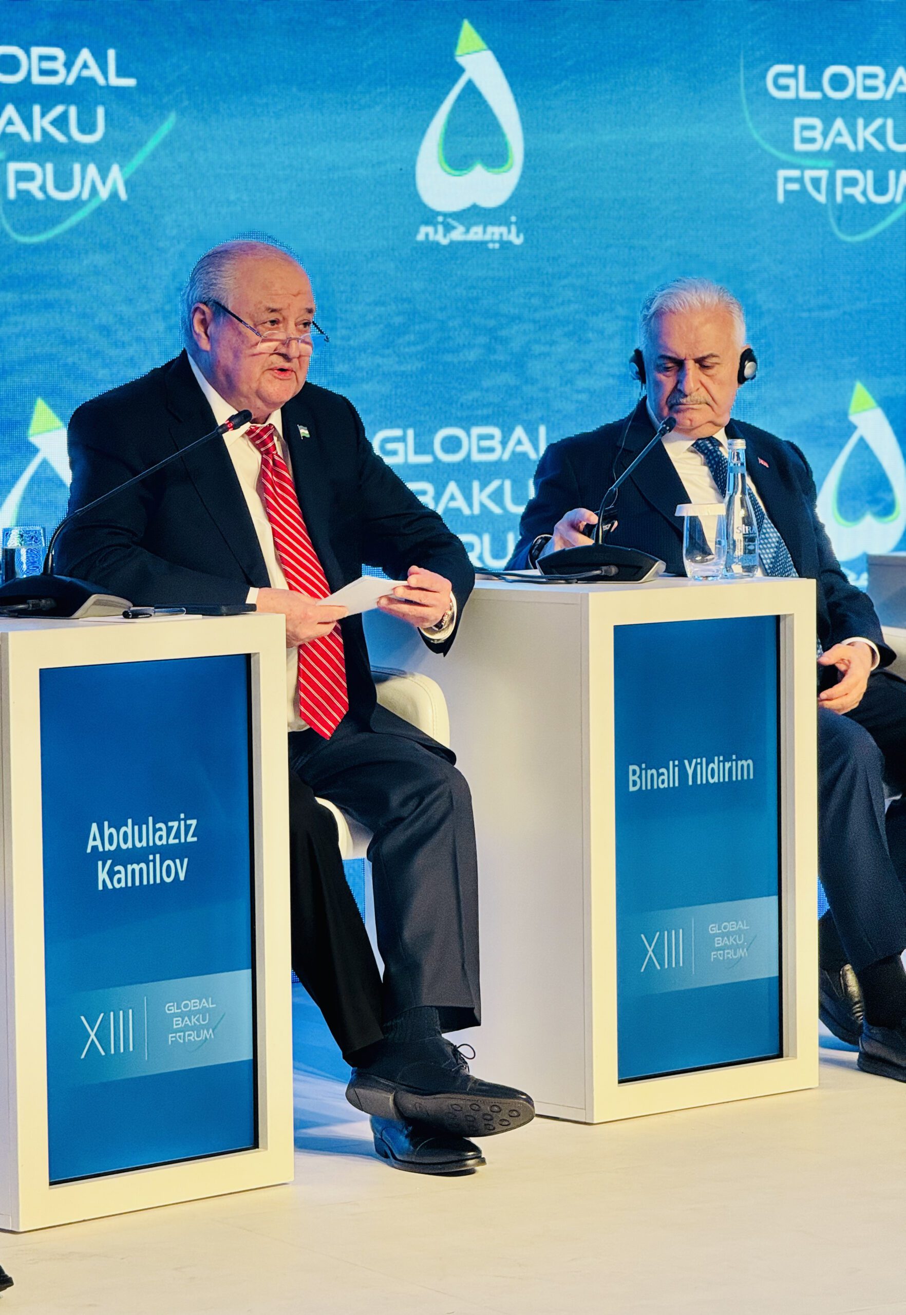 Абдулазиз Комилов Глобал Боку форумида нутқ сўзлади