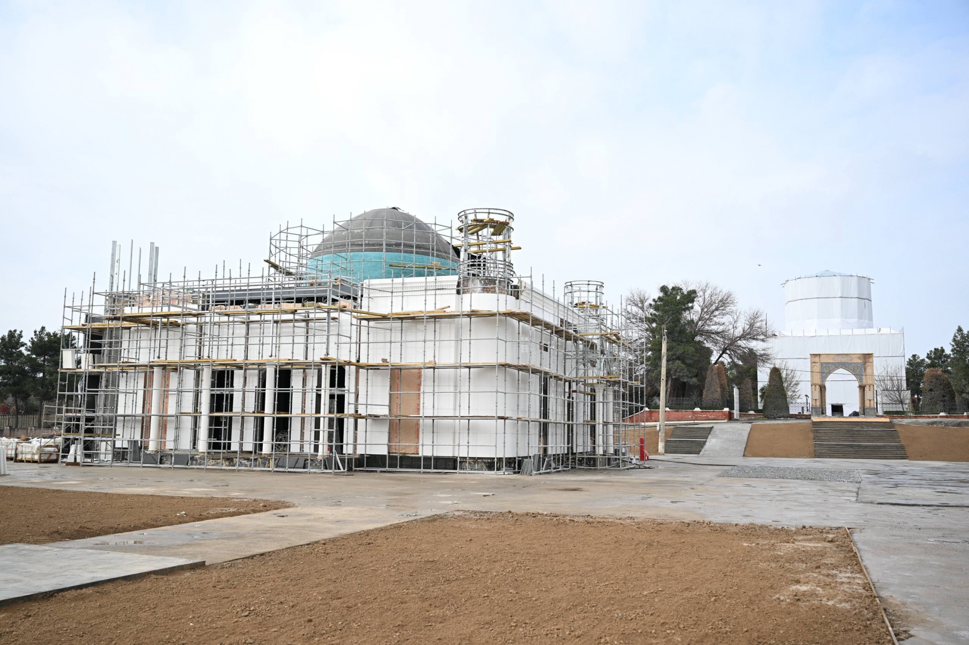 Самарқандаги Имом Мотуридий мажмуаси қайта қурилмоқда