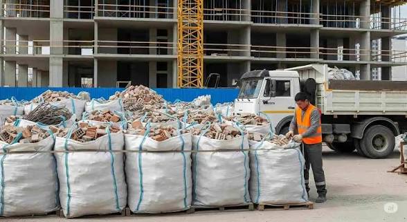 Қурилиш чиқиндилари тўпланиши билан боғлиқ ҳолатлар юзасидан ўрганиш ишлари бошланди