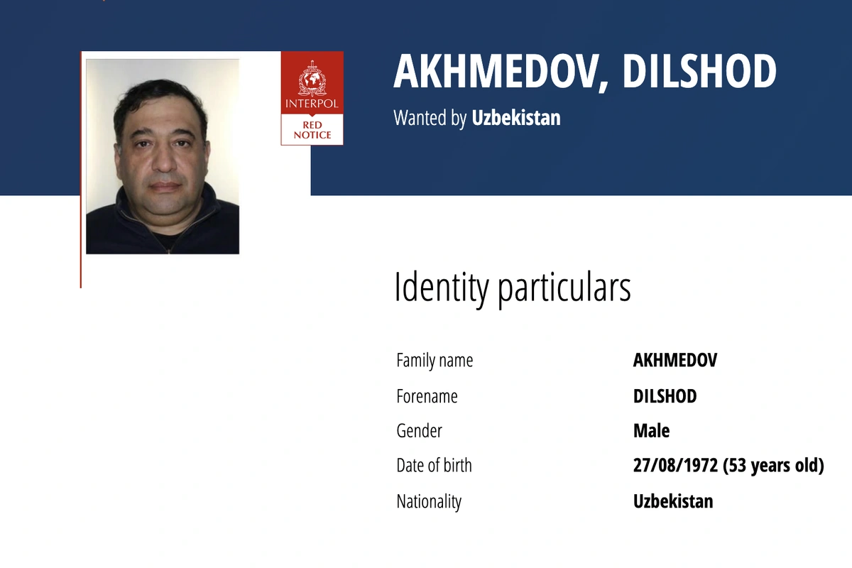 «Ўзметкомбинат»нинг собиқ раҳбари халқаро қидирувга берилди