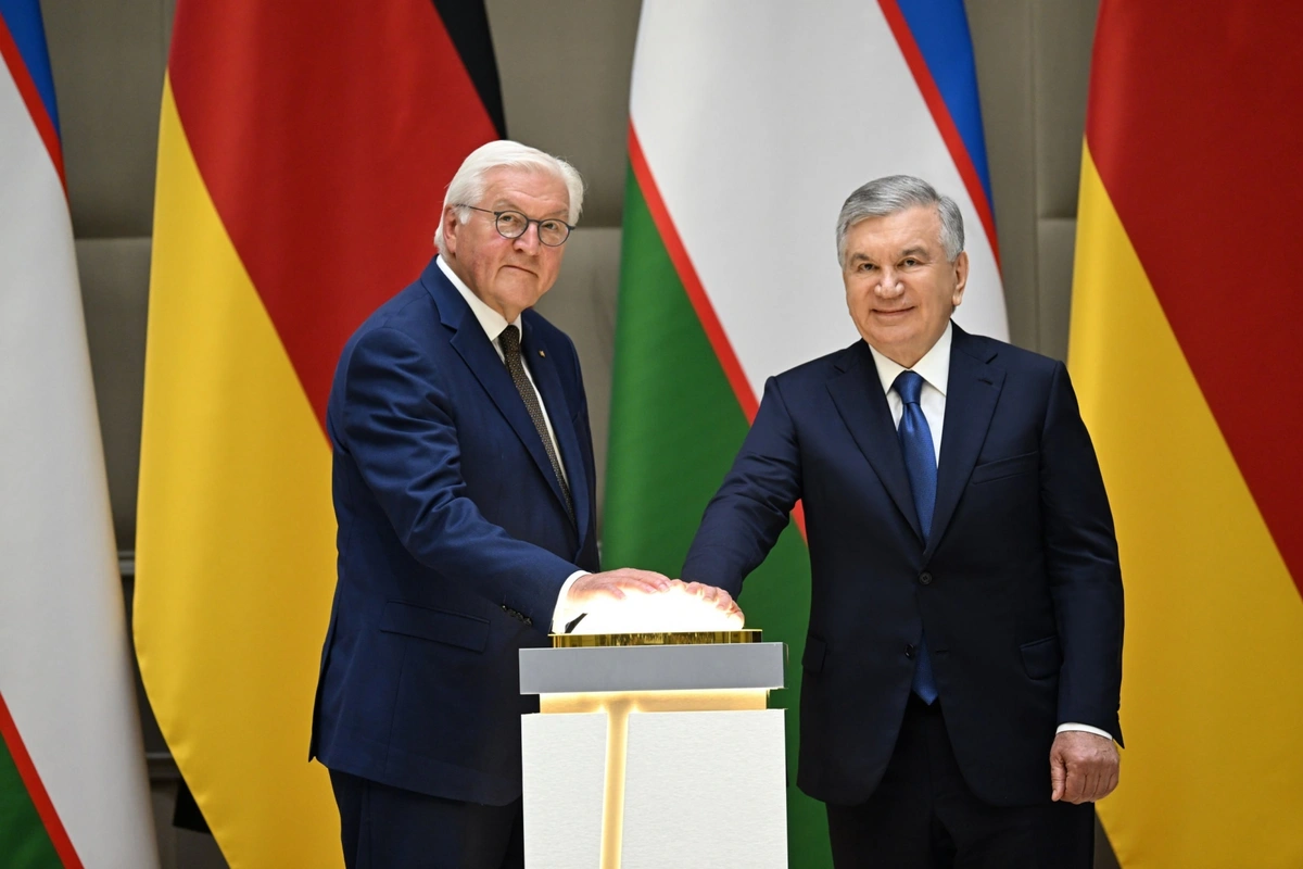 Ўзбекистон ва Германия президентлари бир қатор қўшма лойиҳаларга старт берди