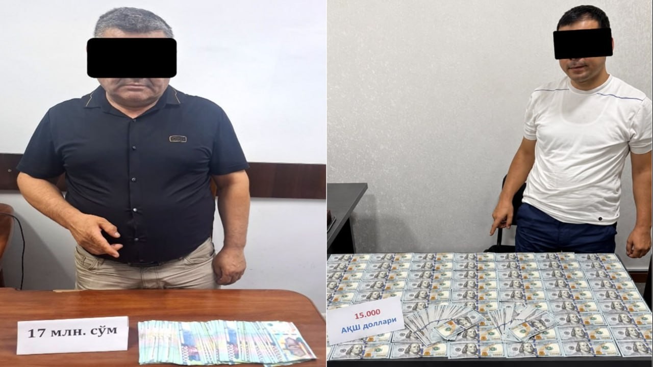 Тошкент ва Қашқадарёда коррупцияга оид ҳолатлар фош этилди