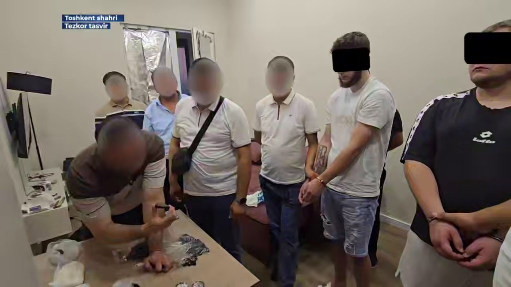 Тошкентда қарийб икки килограмм гиёҳвандлик моддаси билан Украина фуқаролари ушланди