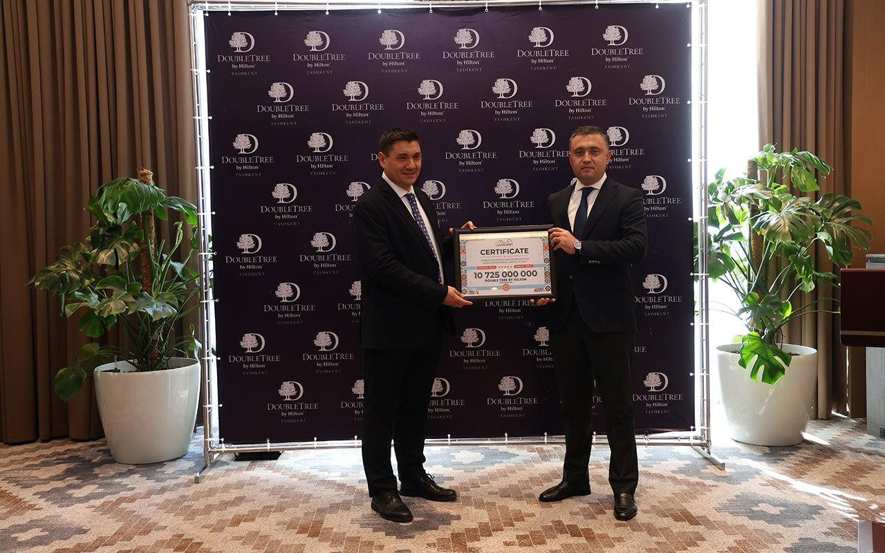 DoubleTree by Hilton меҳмонхонасига давлат субсидияси ажратилди